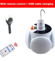 Rechargeable Waterproof Solar with USB Charging Light (Remote Control Wireless switch with manual switch)